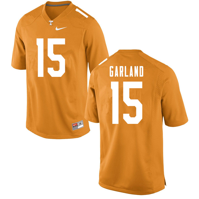 Men #15 Kwauze Garland Tennessee Volunteers College Football Jerseys Sale-Orange - Click Image to Close